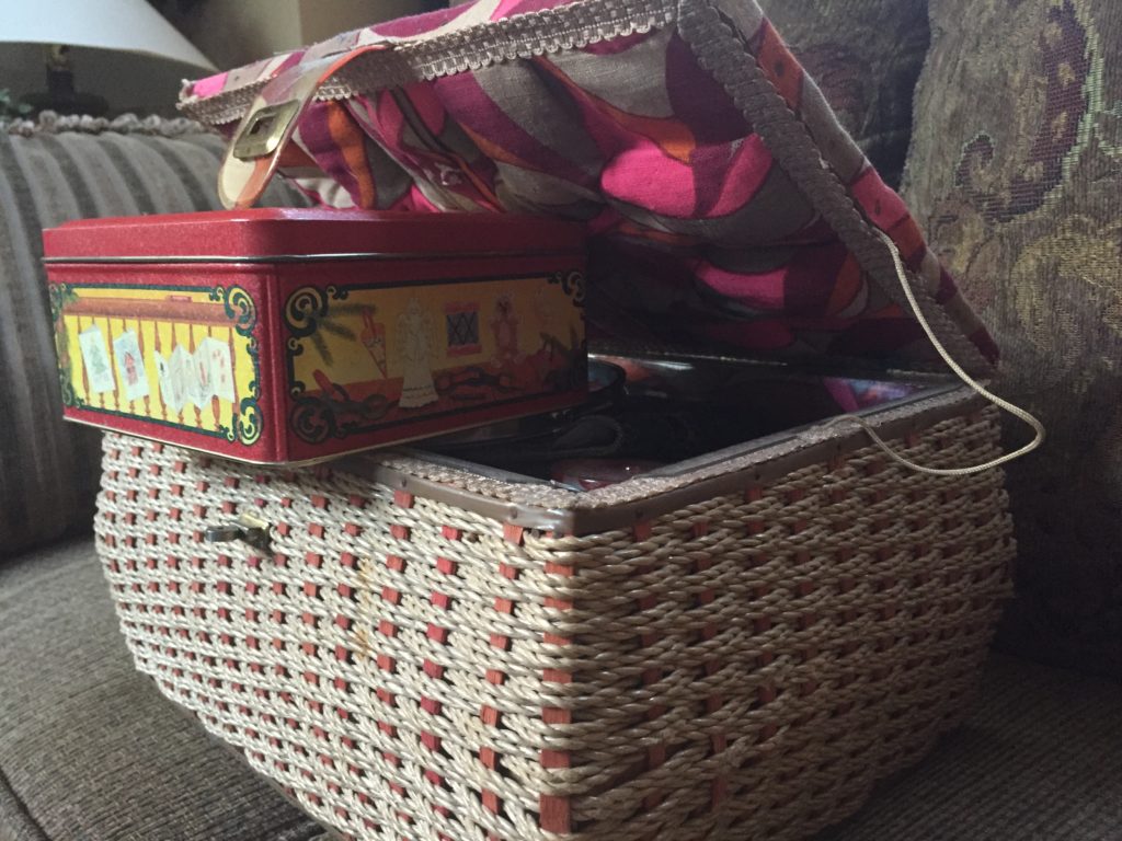 Mom's sewing basket